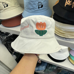 帽子春秋薄款可爱超萌女渔夫帽遮阳时尚个性天气女盆帽